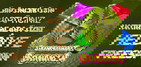 GRANDPASHABET'TE EKSTRA FREESPIN HEDİYE!
